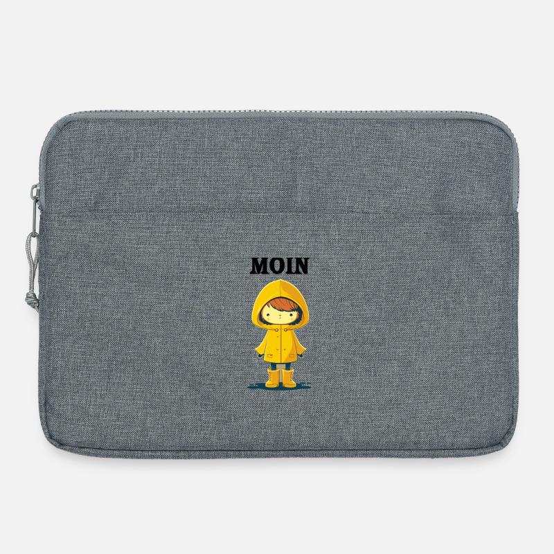 Moin - Laptoptasche 15" - Grau meliert