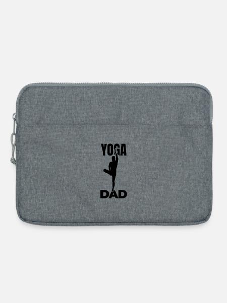 Yoga Papa - Laptoptasche 15" - Grau meliert
