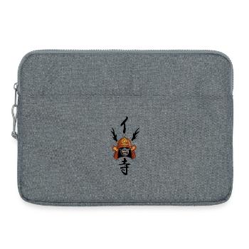 Manga Samurai Helm - Laptoptasche 15" - Grau meliert - Vorne