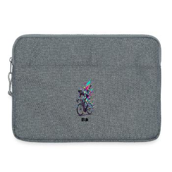 Art vif de la Bicycle Burst - Sacoche pour ordinateur portable 15 pouces - gris chiné - Devant