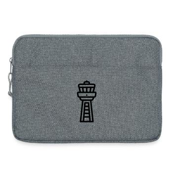 tour de contrôle - Sacoche pour ordinateur portable 15 pouces - gris chiné - Devant