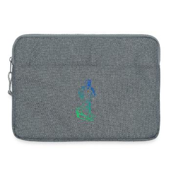 Fonctionnement facile : design intemporel - Sacoche pour ordinateur portable 15 pouces - gris chiné - Devant