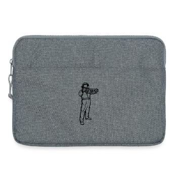 Beekeeper Sketch - Laptop bag 15" - heather grey - Front