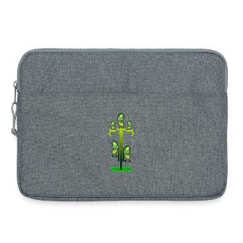 CYCLISTE CYCLISTE CONCOMBRE FAMILLE - Sacoche pour ordinateur portable 15 pouces - gris chiné - Devant