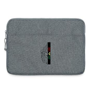 Jah love LION - Sacoche pour ordinateur portable 15 pouces - gris chiné - Devant