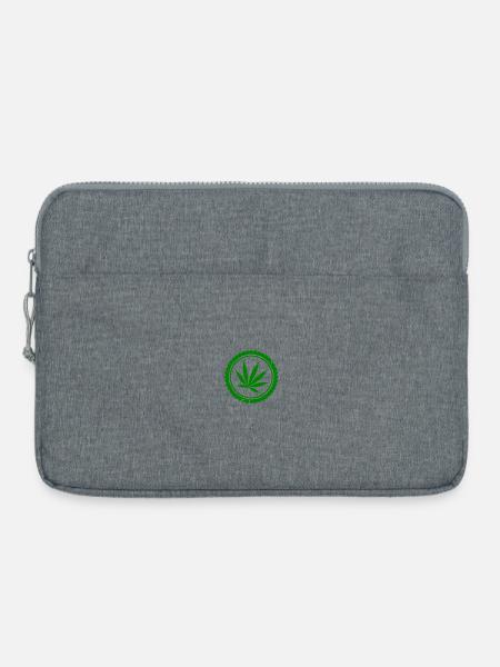 Weedstempel - Laptoptasche 15" - Grau meliert