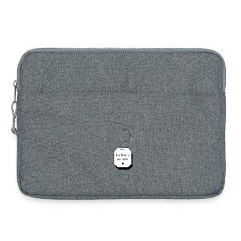 Tea time - Laptoptasche 15" - Grau meliert - Vorne