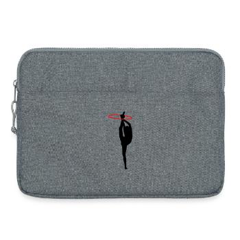 Gymnastique - Sacoche pour ordinateur portable 15 pouces - gris chiné - Devant