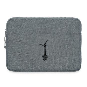 Think Green - Laptop bag 15" - heather grey - Front