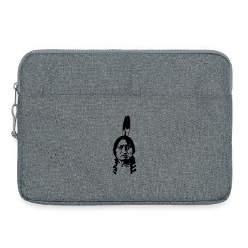 indianer_2 - Laptop bag 15" - heather grey - Front