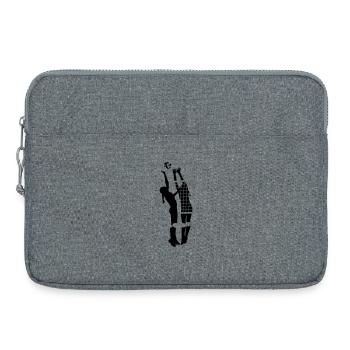 volley-ball - Sacoche pour ordinateur portable 15 pouces - gris chiné - Devant