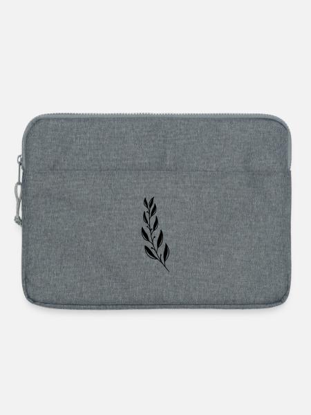 Magnolia branch - Laptop bag 15" - heather grey
