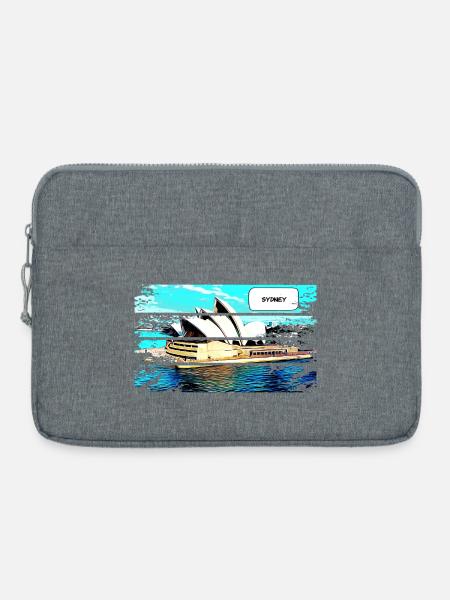 SYDNEY - Laptoptasche 15" - Grau meliert