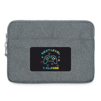 Spielecontroller - Next Level 1. Klasse - Laptoptasche 15" - Grau meliert - Vorne