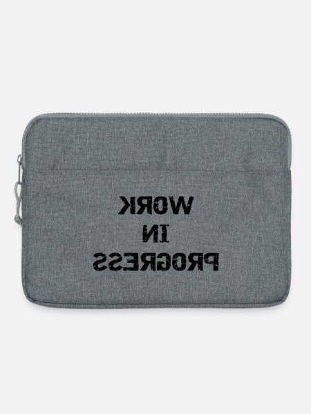 WORK IN PROGRESS - gespiegelt - Laptoptasche 15" - Grau meliert
