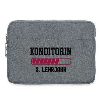 Training as a pastry chef, 3rd year of apprenticeship as a pastry chef - Laptop bag 15" - heather grey - Front