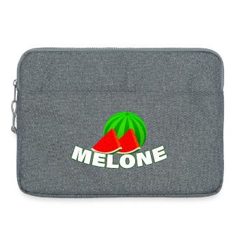 melon - Laptop bag 15" - heather grey - Front