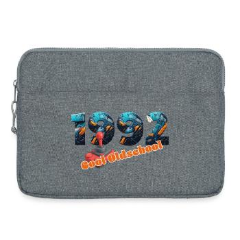 1992 – Retro Digital Übergang - Laptoptasche 15" - Grau meliert - Vorne