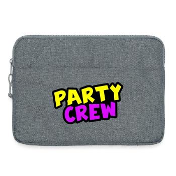 Équipe de fête - Sacoche pour ordinateur portable 15 pouces - gris chiné - Devant