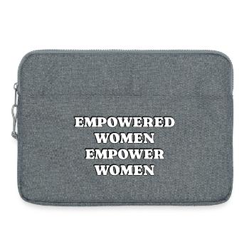 Empowered Women Empower Women - Laptop bag 15" - heather grey - Front