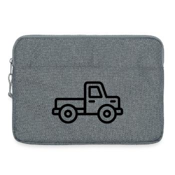 camion - Sacoche pour ordinateur portable 15 pouces - gris chiné - Devant
