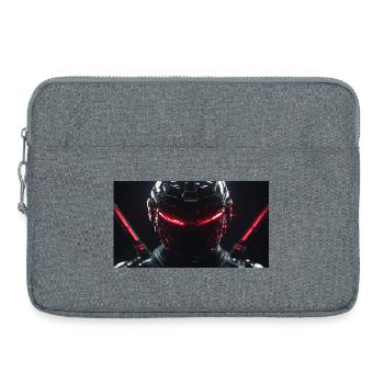 Cybernetic Nighttime Futuristic Clothing - Laptop bag 15" - heather grey - Front