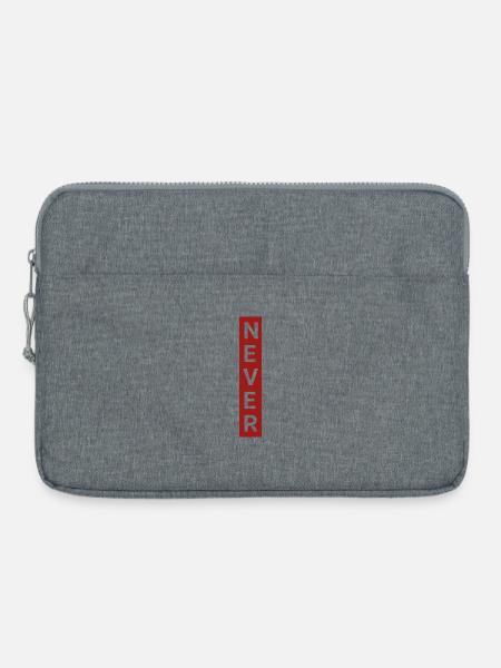 Null Bock,Never ,kein Bock Motivation - Laptoptasche 15" - Grau meliert
