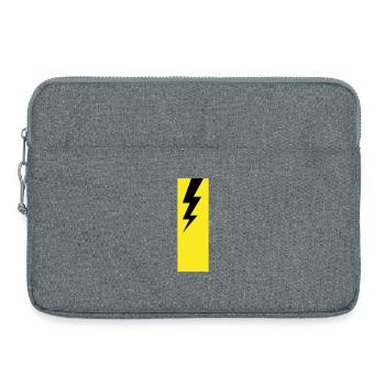 Lightning – Thunderstorm, Storm & Electricity Power - Laptop bag 15" - heather grey - Front