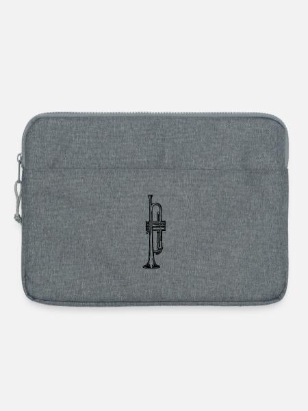 Jazz Trompete - Laptoptasche 15" - Grau meliert