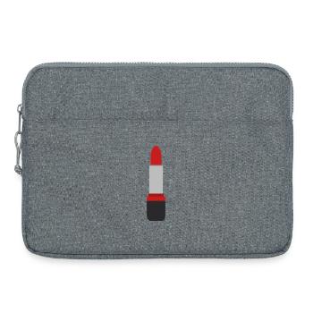 Rouge à lèvres - Sacoche pour ordinateur portable 15 pouces - gris chiné - Devant