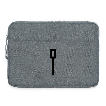 Spatule de cuisine - Sacoche pour ordinateur portable 15 pouces - gris chiné - Devant