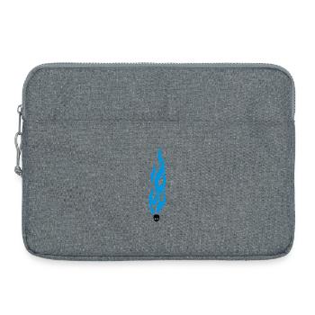 flammen - Laptoptasche 15" - Grau meliert - Vorne