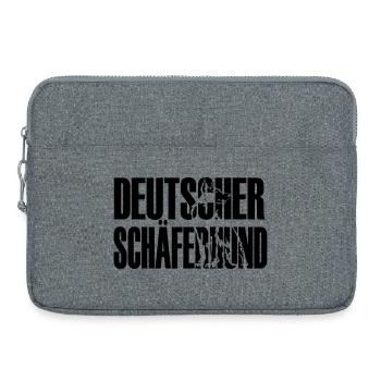 Deutscher Schäferhund - Laptoptasche 15" - Grau meliert - Vorne