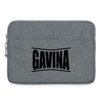 t-shirt Gavina idée cadeau t-shirt - Sacoche pour ordinateur portable 15 pouces - gris chiné - Devant