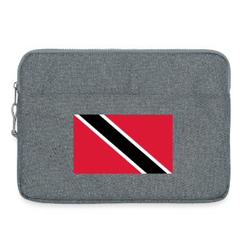 Trinité-et-Tobag - Sacoche pour ordinateur portable 15 pouces - gris chiné - Devant