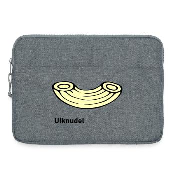 Ulknudel - Laptop bag 15" - heather grey - Front