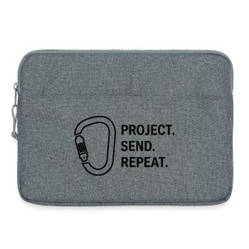The Climber's Cycle - Laptop bag 15" - heather grey - Front