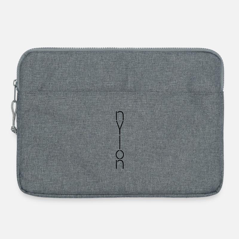 Nylon - Laptoptasche 15" - Grau meliert