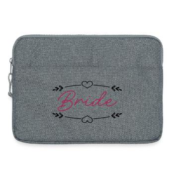 Bride - Laptop bag 15" - heather grey - Front