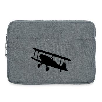 avion - Sacoche pour ordinateur portable 15 pouces - gris chiné - Devant