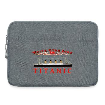 TITANIC Kreation Louis RUNEMBERG © Adagp - Laptoptasche 15" - Grau meliert - Vorne