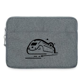Train Style BD - Sacoche pour ordinateur portable 15 pouces - gris chiné - Devant