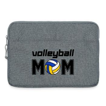 Volleyball-Mom - Laptoptasche 15" - Grau meliert - Vorne