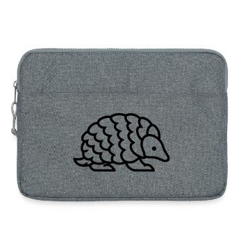 Schuppentier - Laptoptasche 15" - Grau meliert - Vorne