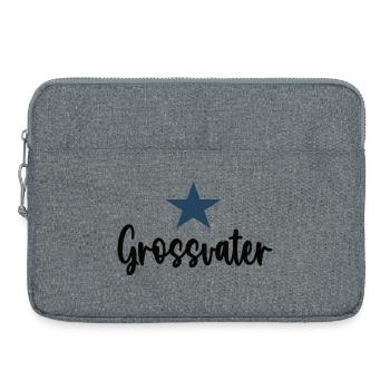Papy Grand-père Grand-père Meilleur grand-père - Sacoche pour ordinateur portable 15 pouces - gris chiné - Devant