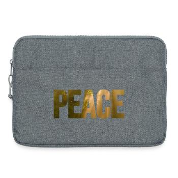 Seelenfrieden - Laptoptasche 15" - Grau meliert - Vorne