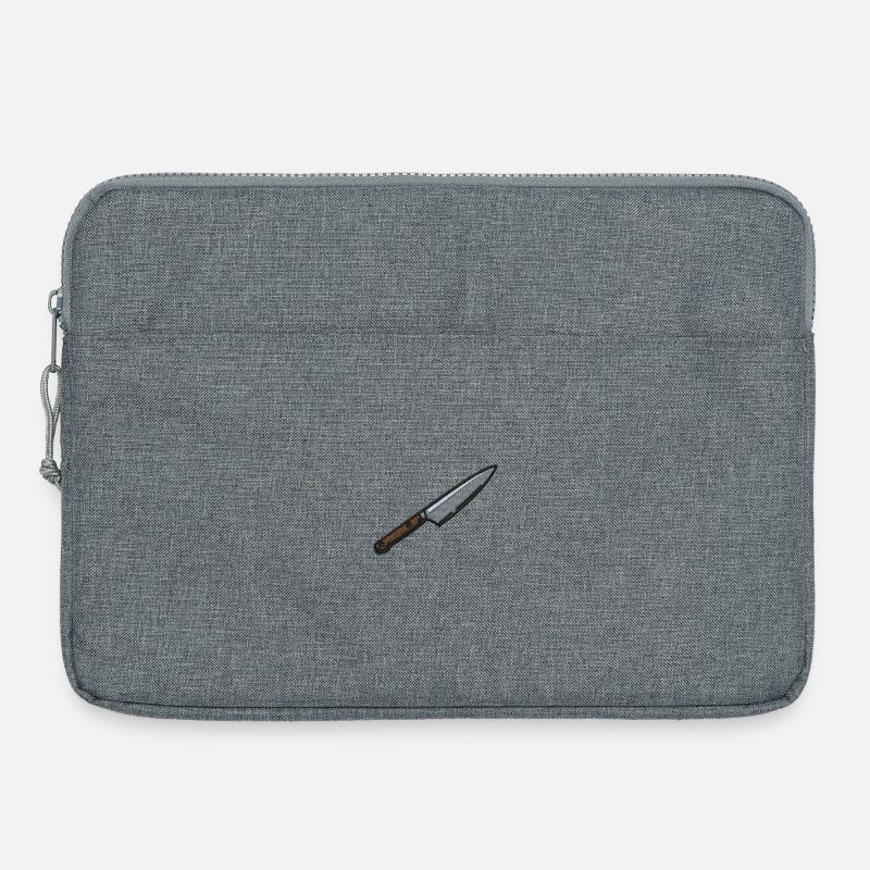 Coltello - Borsa per laptop 15" - grigio melange