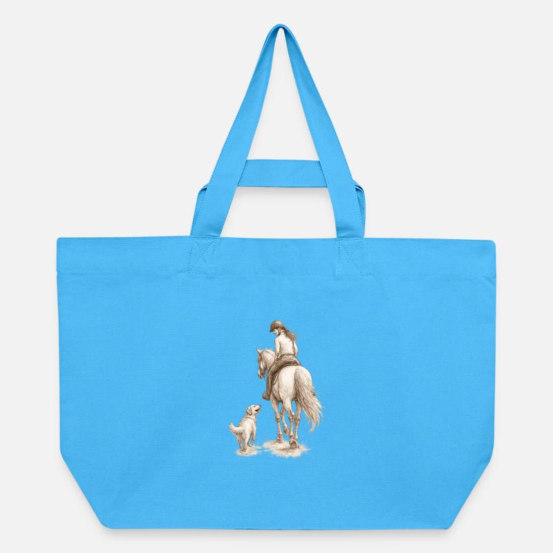 side by side - Recycled Shopping Bag Stanley/Stella - aqua blue