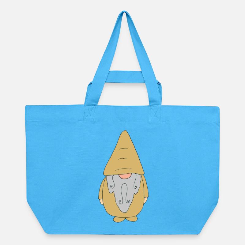 Gnome de jardin Or - Cabas recyclé Stanley/Stella - bleu aqua