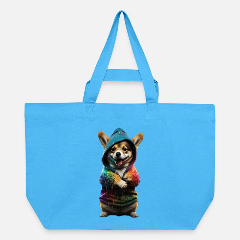 Pup élégant - Cabas recyclé Stanley/Stella - bleu aqua
